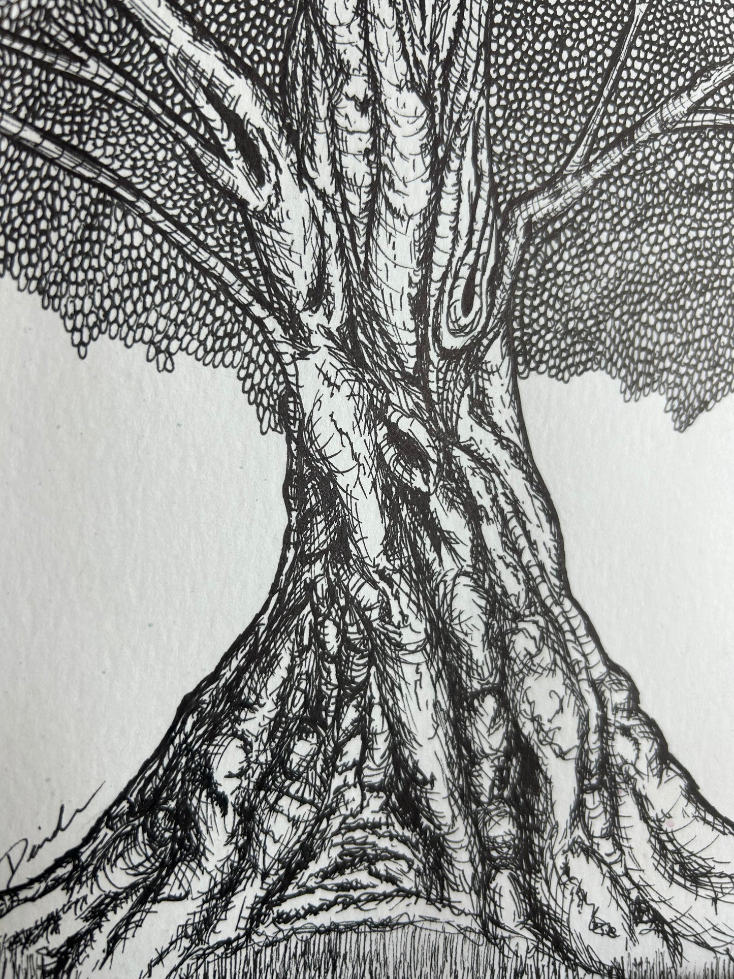 Tree of Life Pen Drawing ORIGINAL